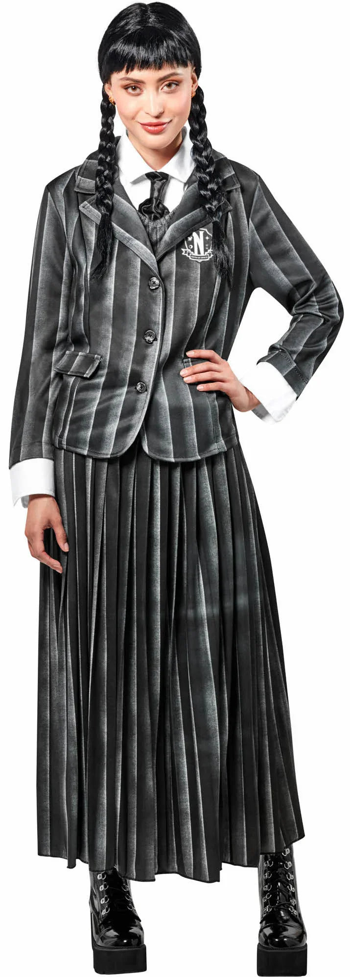 Disfraz de Miércoles Addams con Uniforme para Mujer Miércoles Addams Rubies